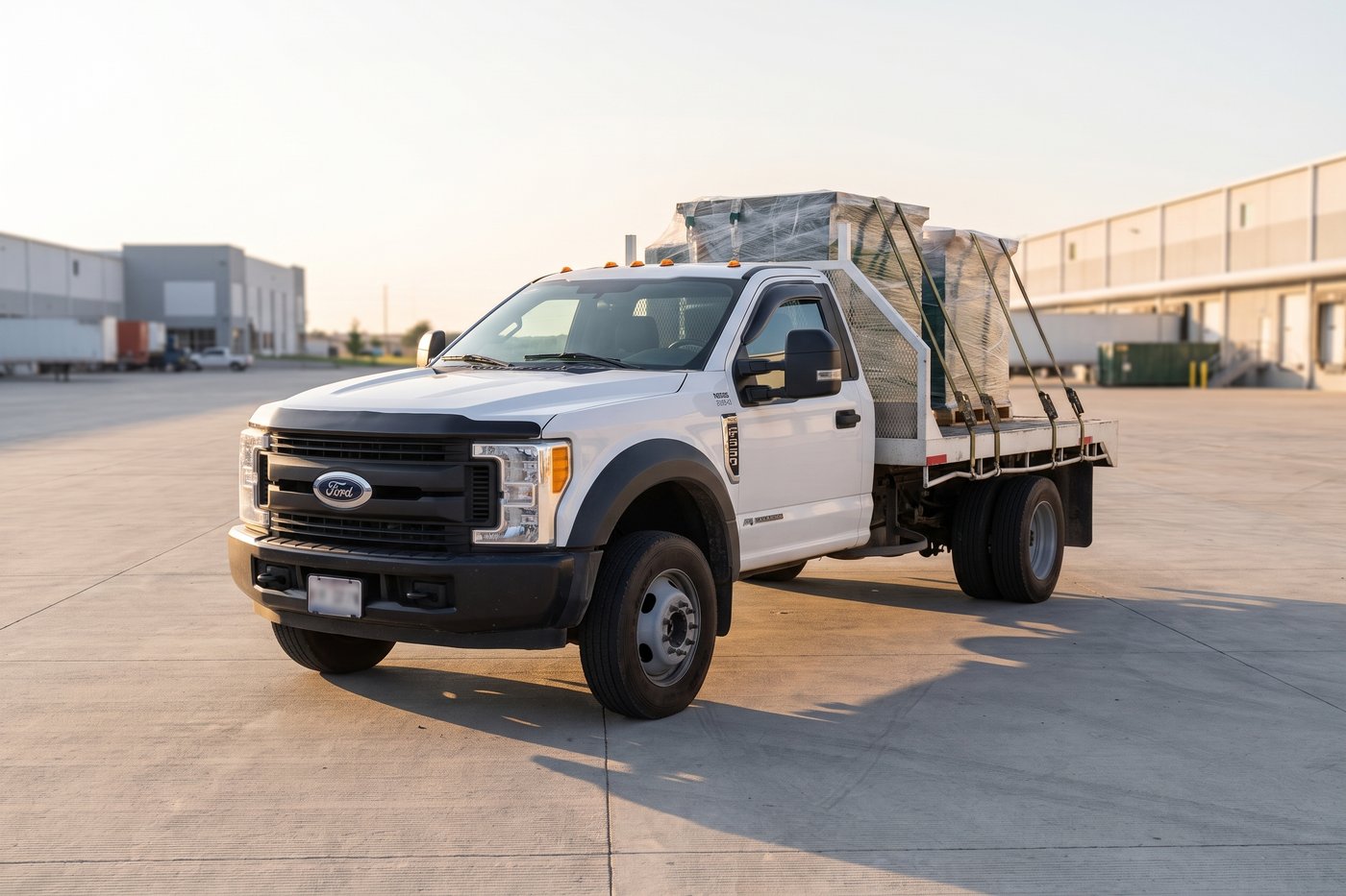 Ford F-450 con plataforma de Logística Yerena