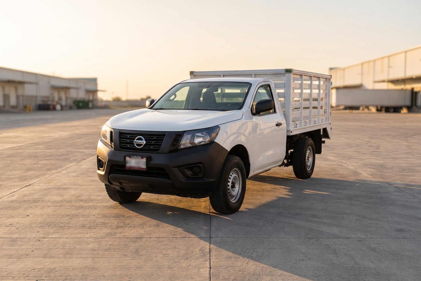 Nissan NP300 con redilas de Logística Yerena
